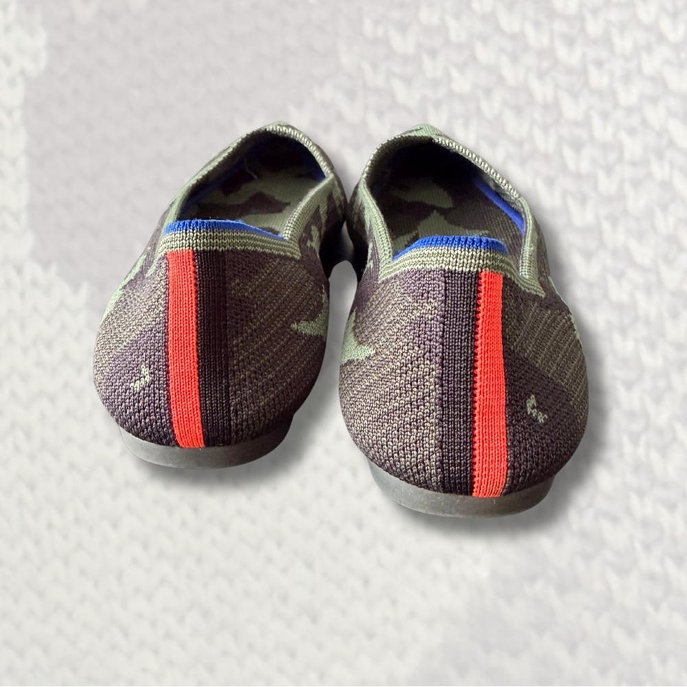 Rothy's Green and Brown Camouflage Flats - Picture 3 of 5